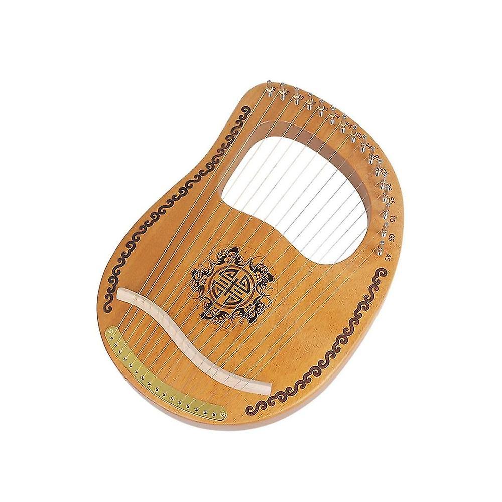 Lyre Beginner 16-string Lyre Small Harp Small Portable Small And Easy To Learn Solid Wood Harp Nich