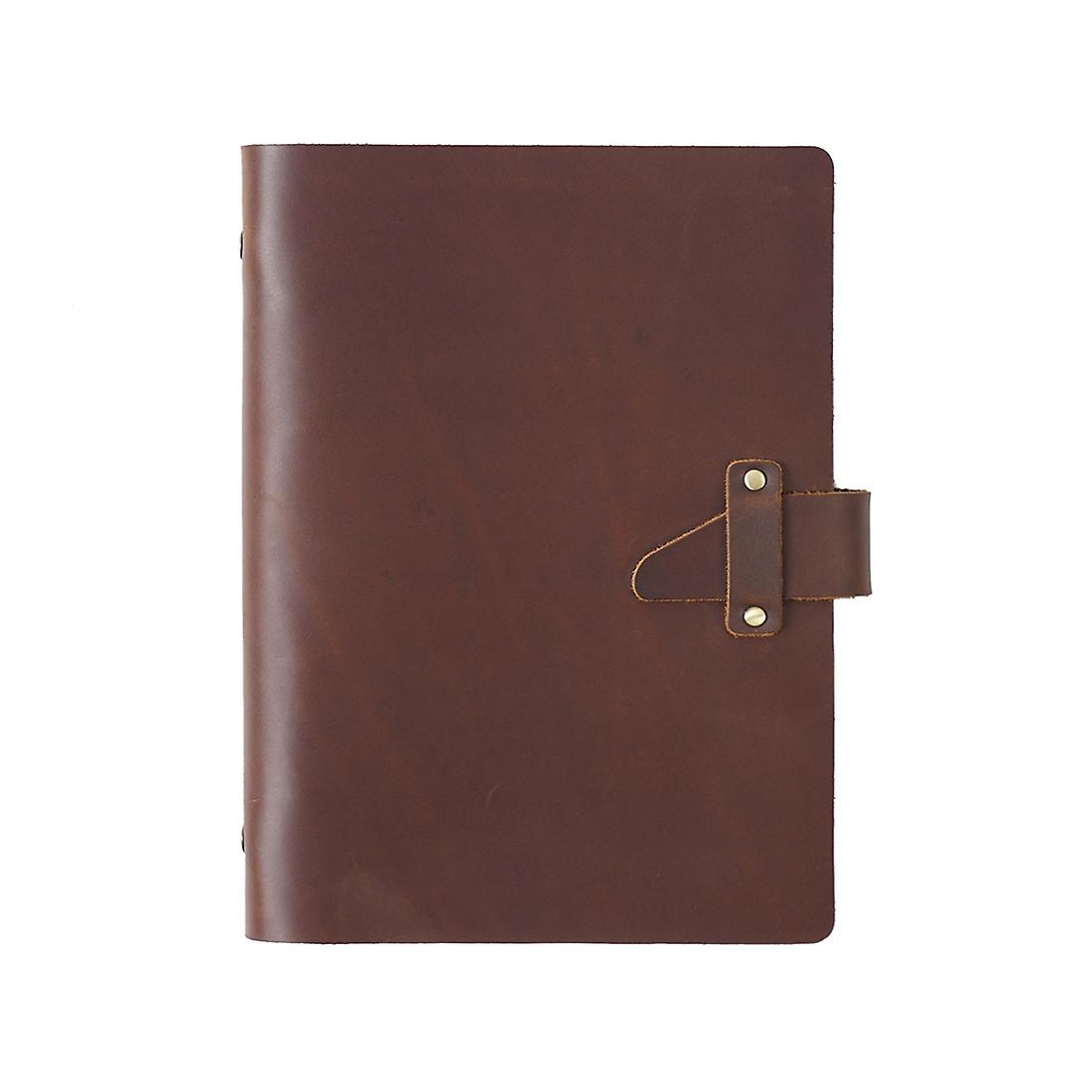 A5 Cowhide Retro Loose-leaf Notebook