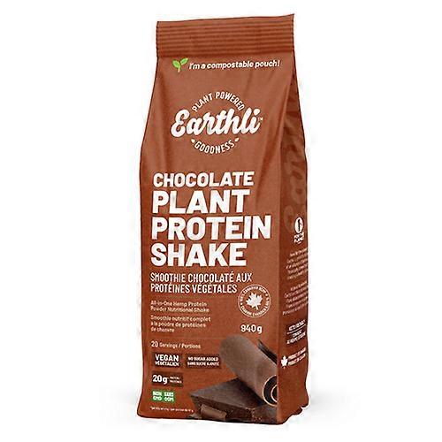 Earthli Chocolate Plant Protein Shake, 940 Grams