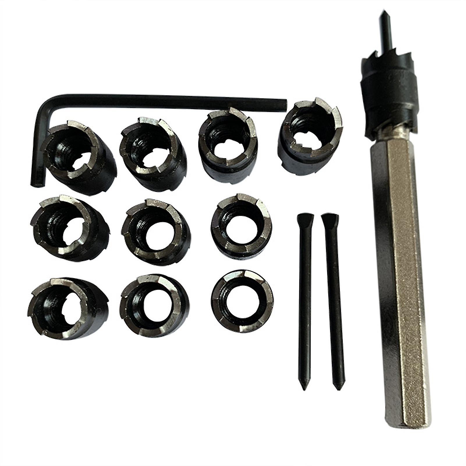 14 Stück / Satz Doppelseitiger rotierender Punktschweißschneider Einfach zu bedienende Schweißgeräte Punktschweißschneider-Set für dünne Edelstahlbleche