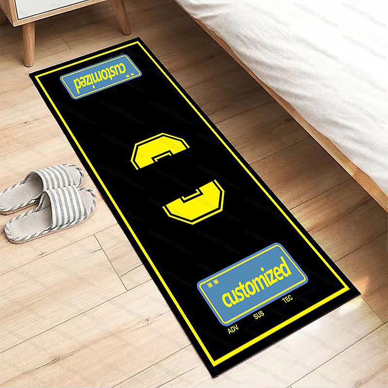 Motorcycle Parking Mat Polyester Display Carpet Racing Anti-slip Bedside Rugs