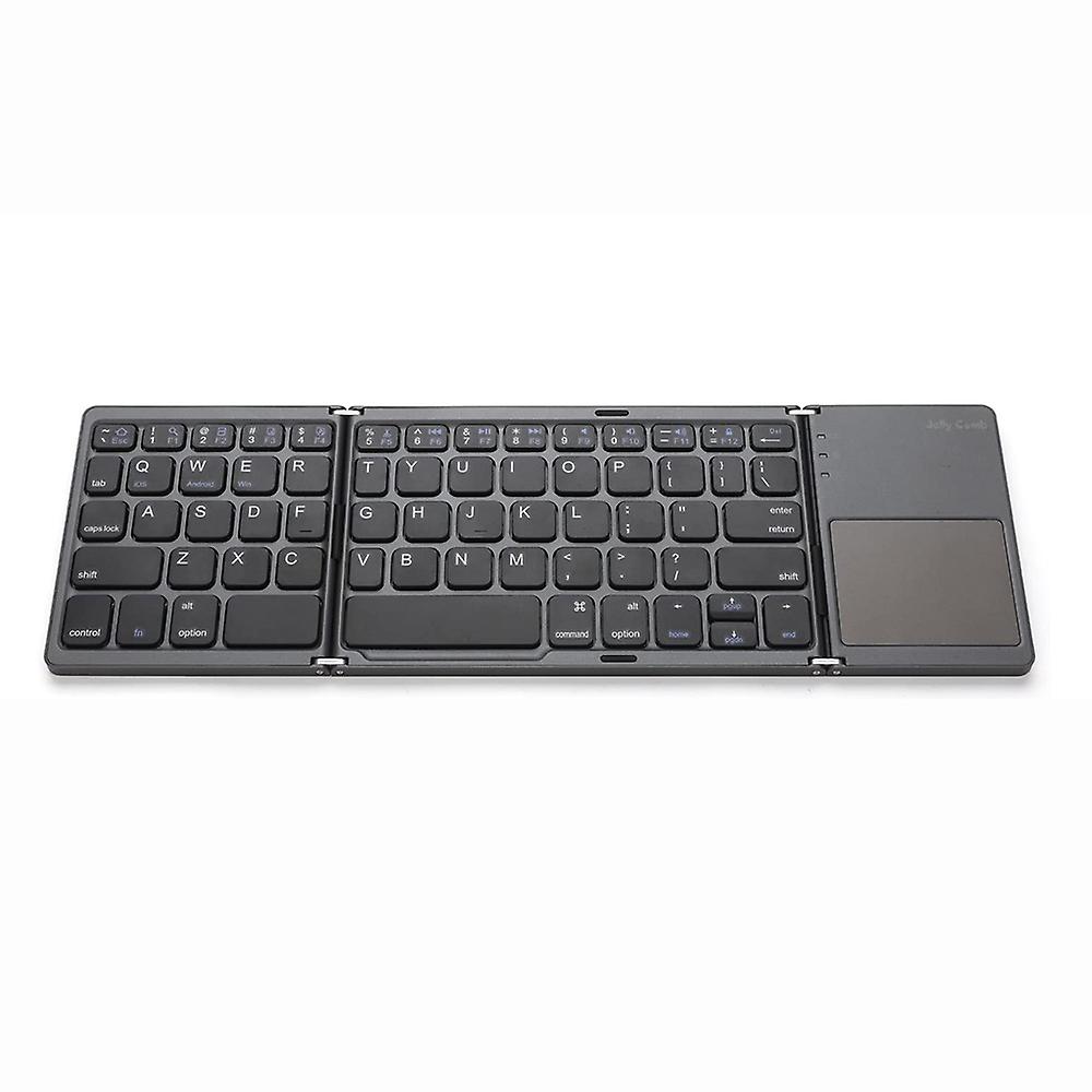 Foldable Bt Wireless Keyboard Pocket Size Portable Mini Keyboard
