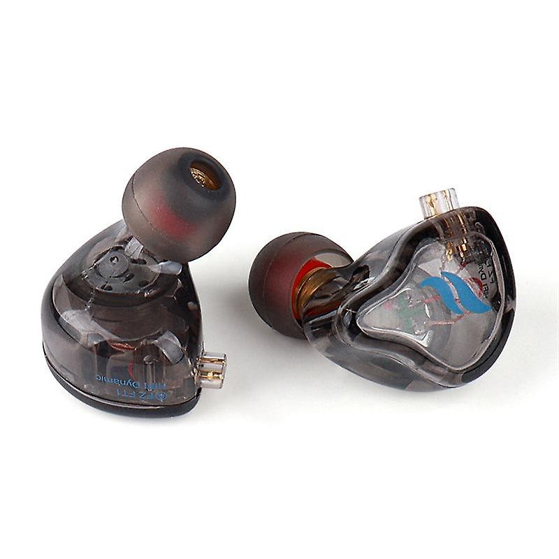 FZ FT1 Dynamic Earphone Stereo Surround Music Earbuds with Detachable Cable, No Mic-Black