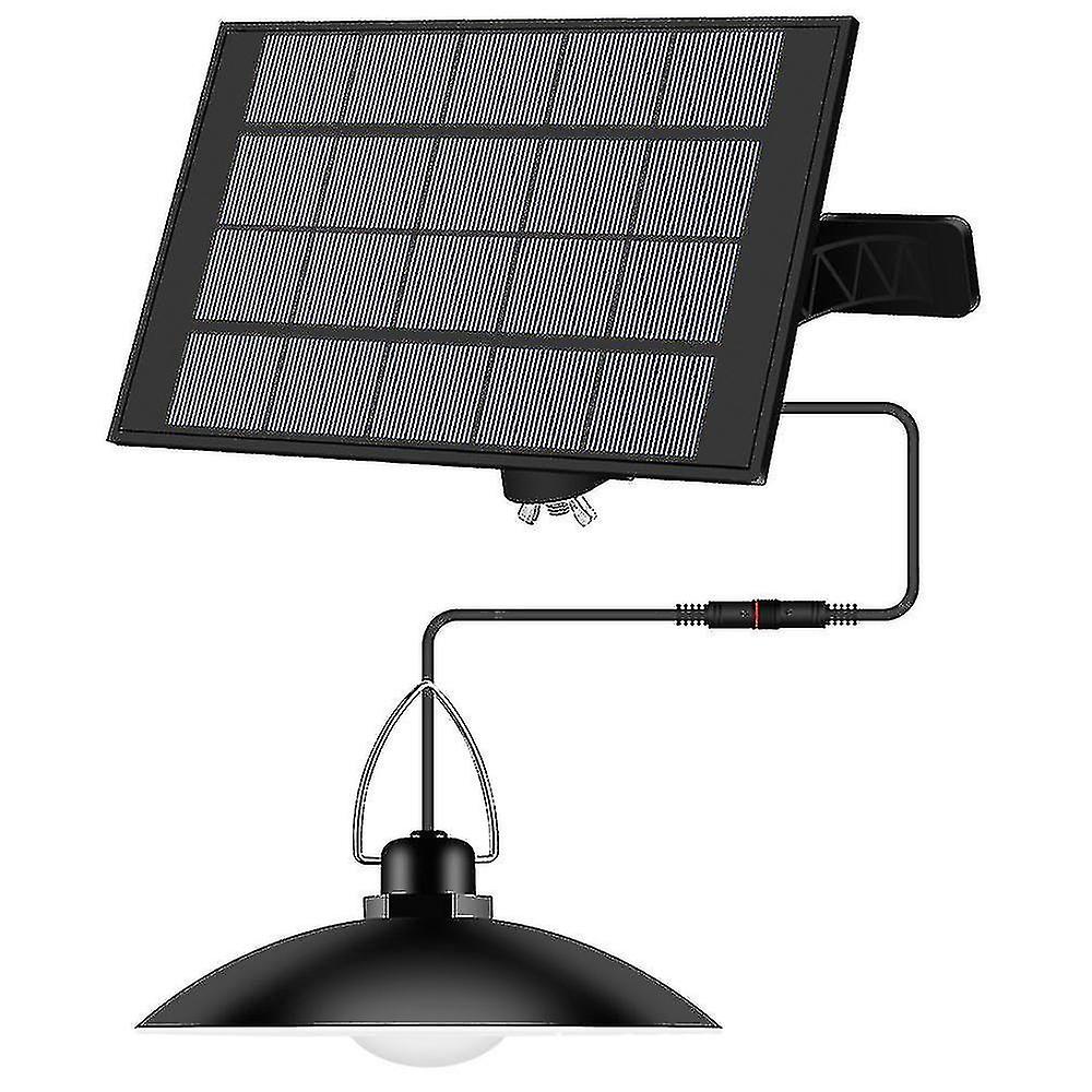 Hanging Solar Lamp Waterproof Pendant Lights With Solar Panel Outdoor