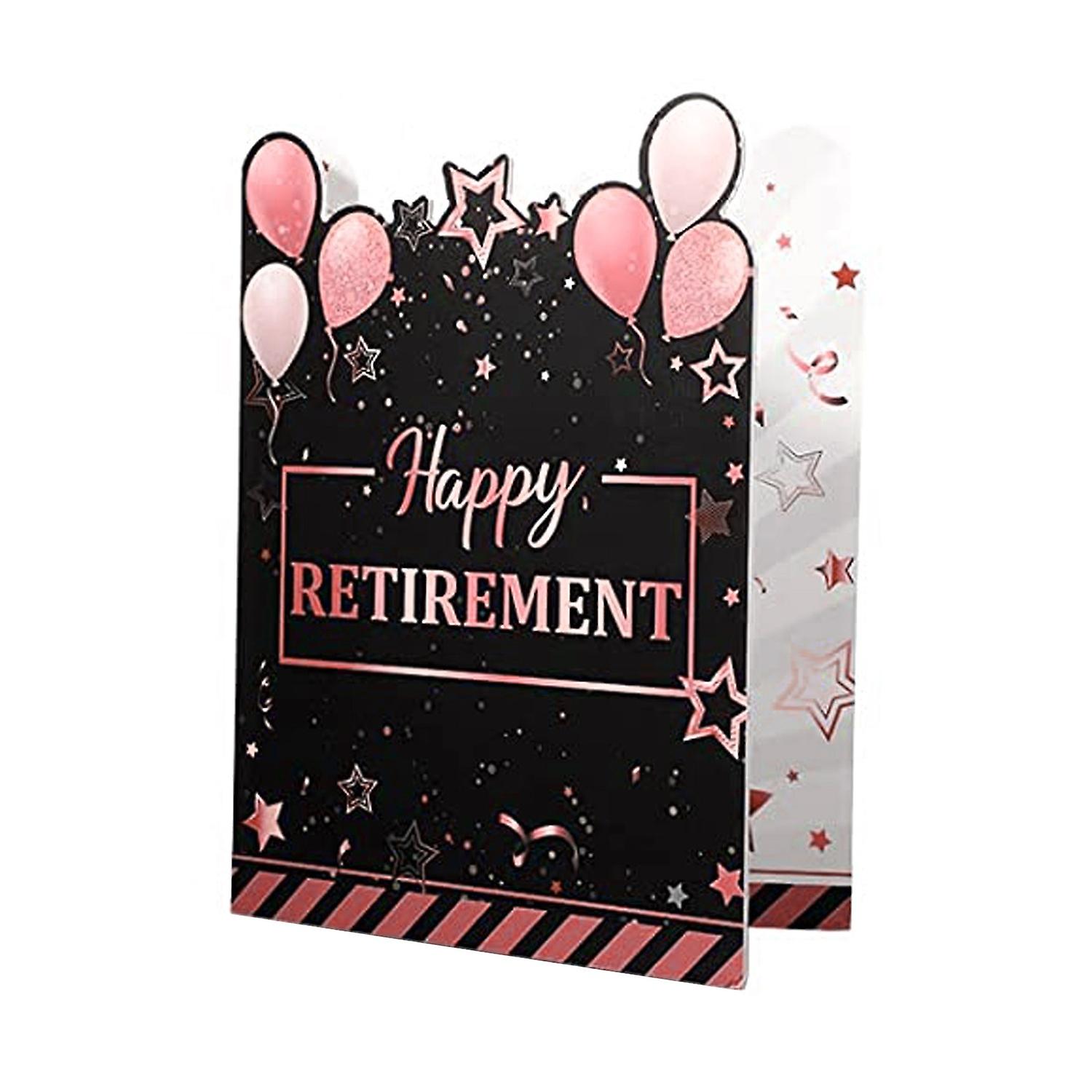 Extra Large Greeting Card Creative Shape Bright Color Jumbo Retirement Card Big Guest Book Party Dec