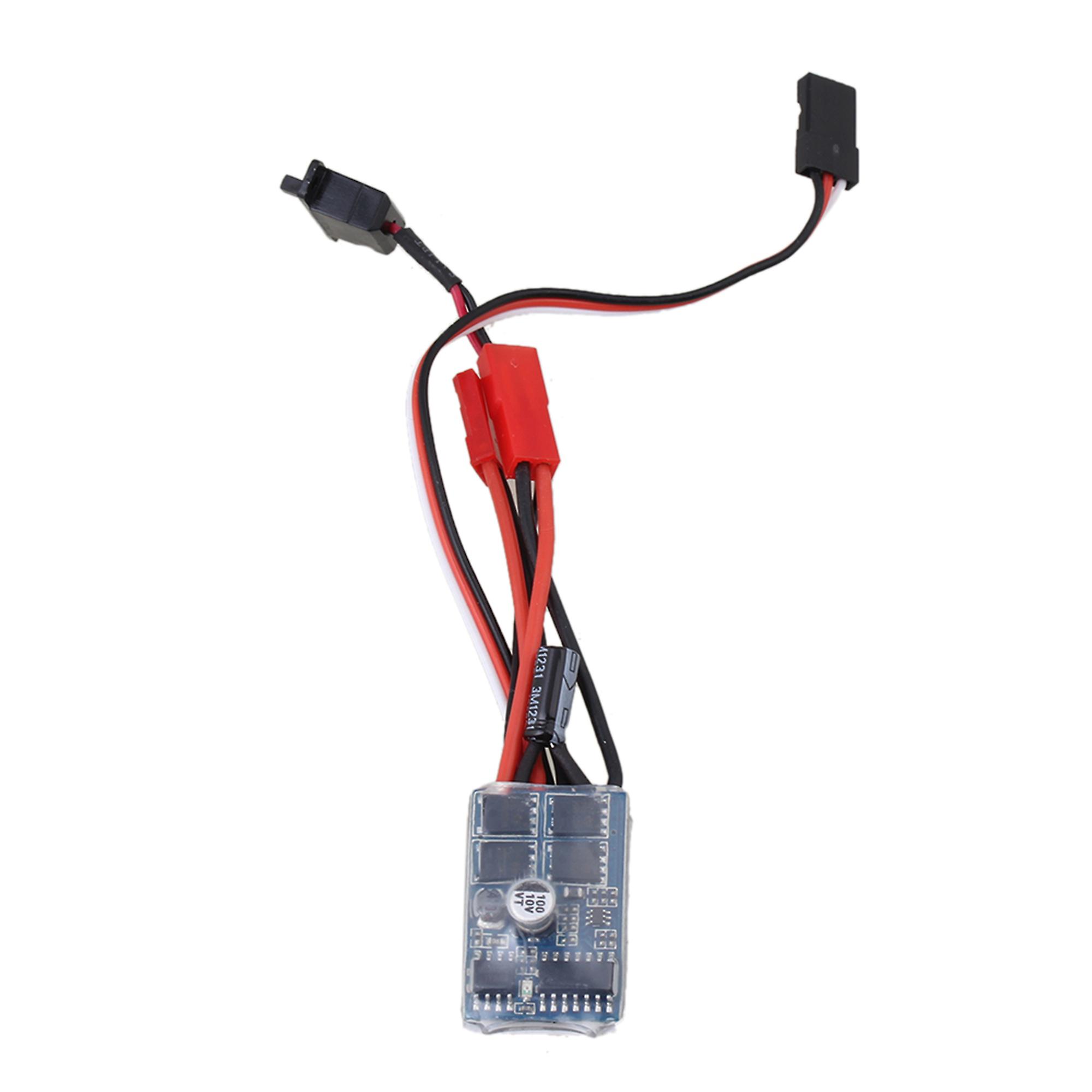 ESC 20A Brushed Motor Speed Controller 1/16 1/18 Car Boat Brake 2Khz