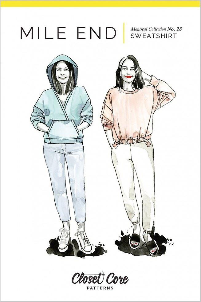Closet Core Patterns Paper Sewing Pattern Mile End Sweatshirt