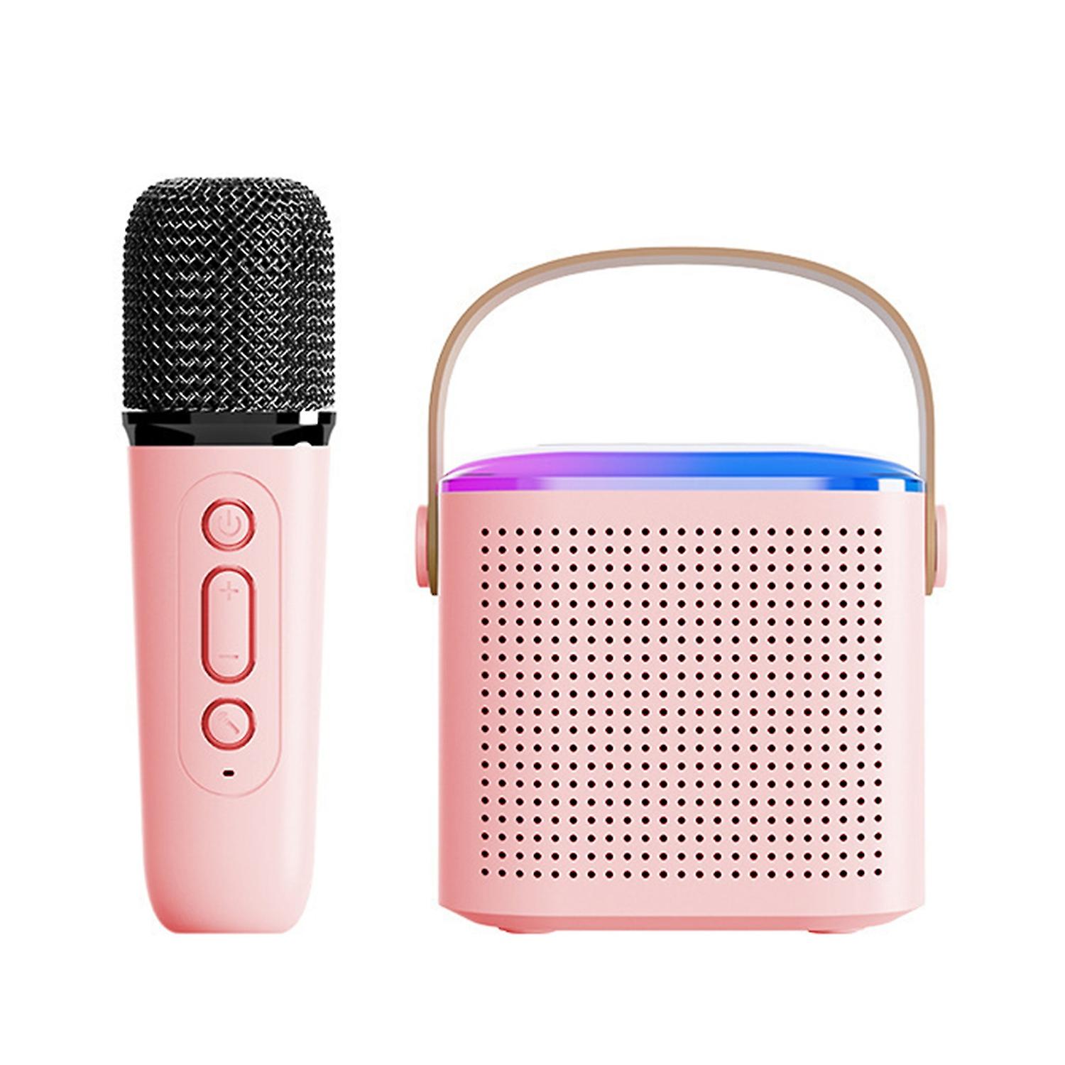 Karaoke Machine with Wireless Microphone Portable for Adults & Kids BT Karaoke Speaker RGB Lights Sp