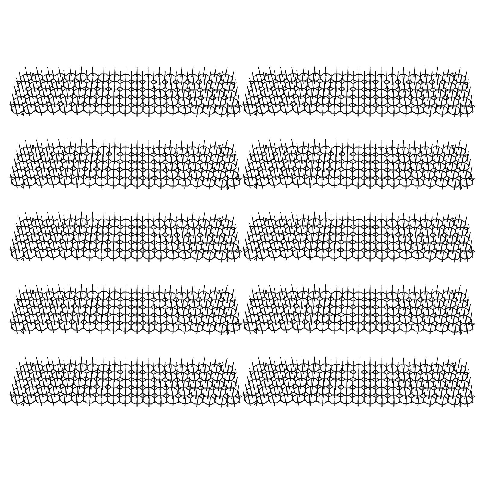 10 Pcs Cat Feces Mats, Anti-Stab Mats, Pet Repellent Mats for Indoor Balcony and Garden