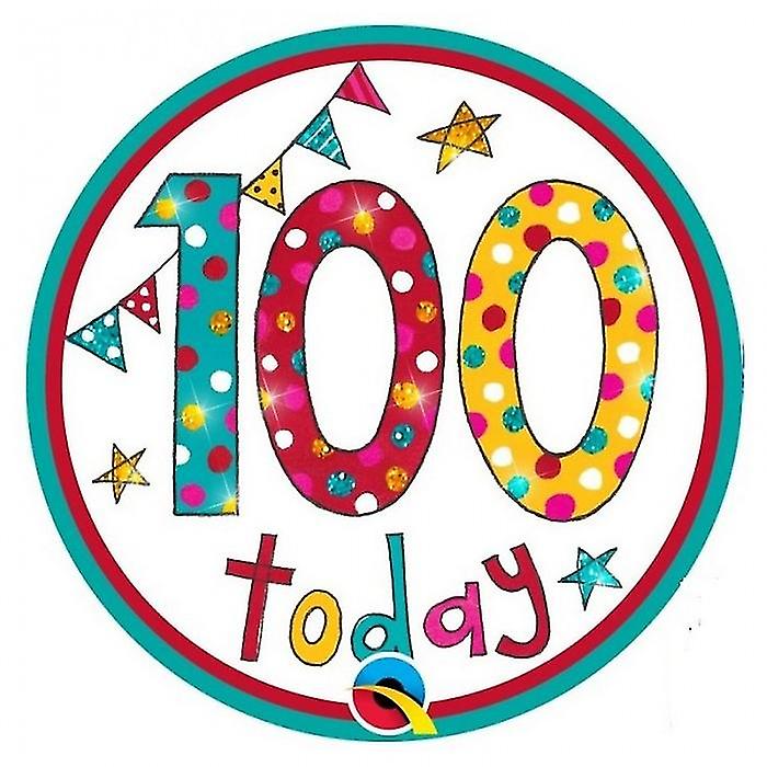 Rachel Ellen 100th Party Badge