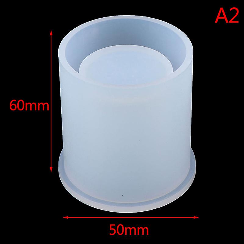 Silicone Mold Pen Container Square Round Storage Holder Epoxy Resin Molds