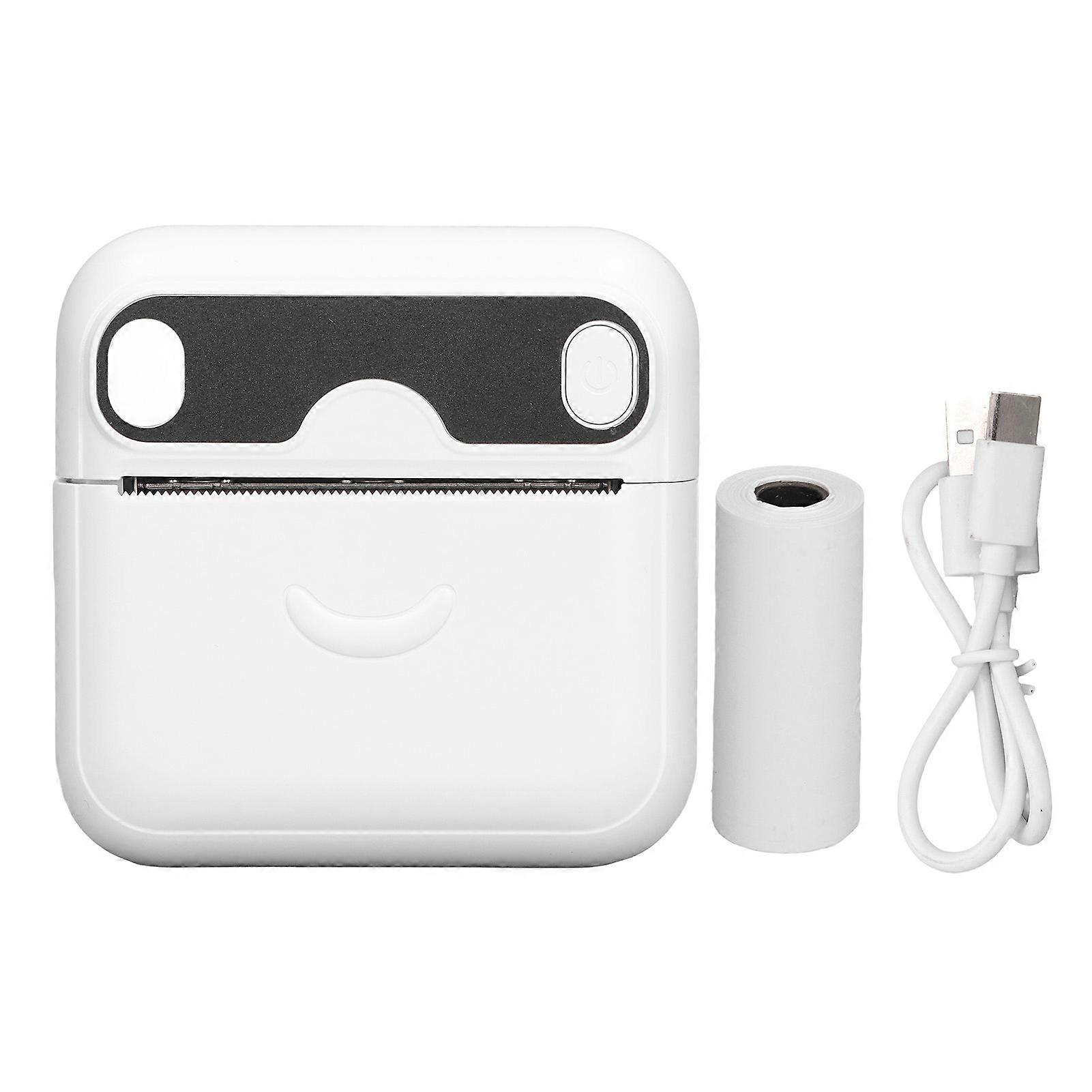 Mini Thermal Photo Printer Portable Pocket Handheld Bluetooth Wireless Inkless Picture Printer for Mobile Devices