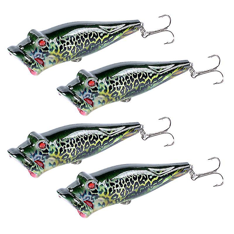 4pcs Topwater Angelköder