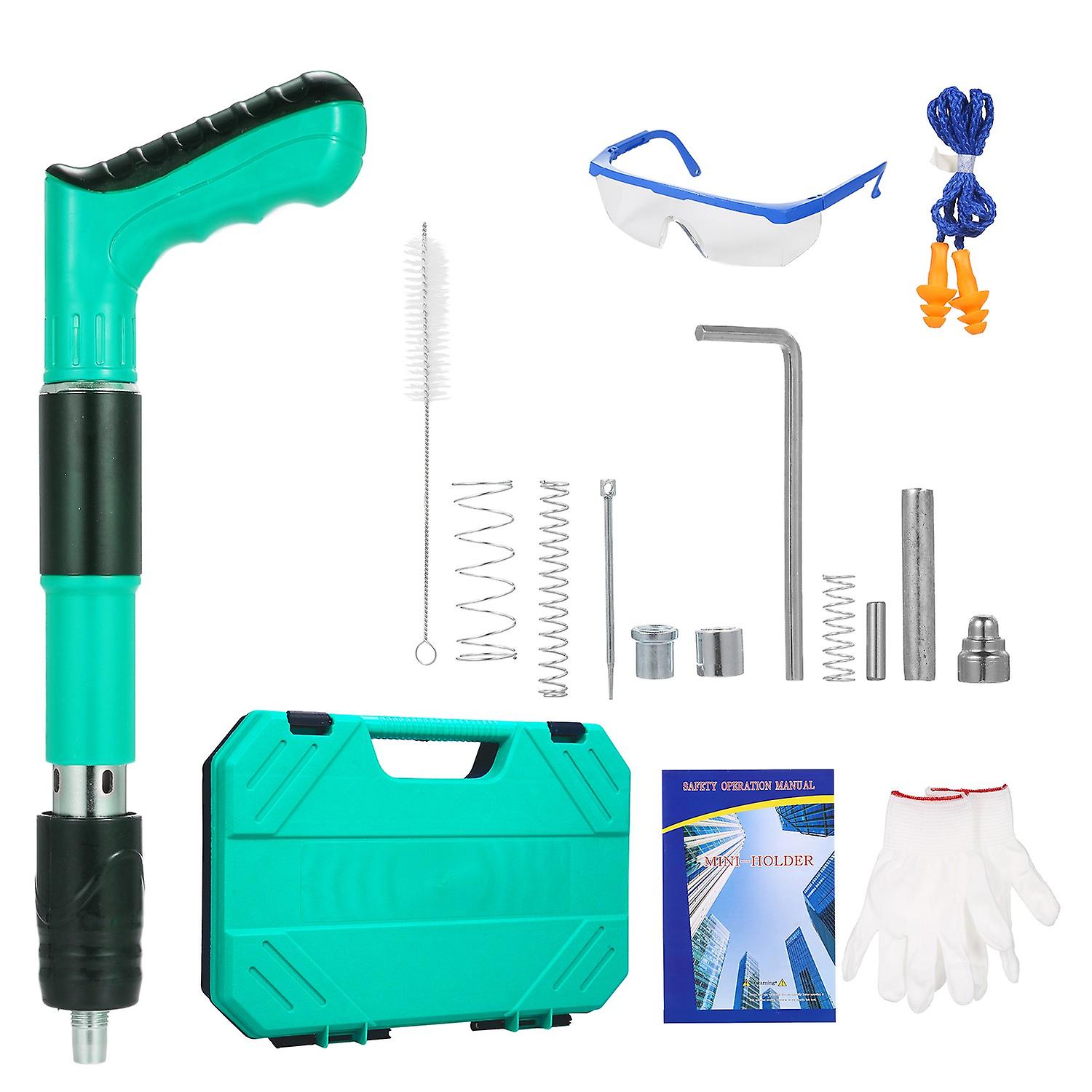 Nail Wall Fastening Tool High-Pressure Nail Machine Manual Steel Nail Machine Strength Adjustable fo