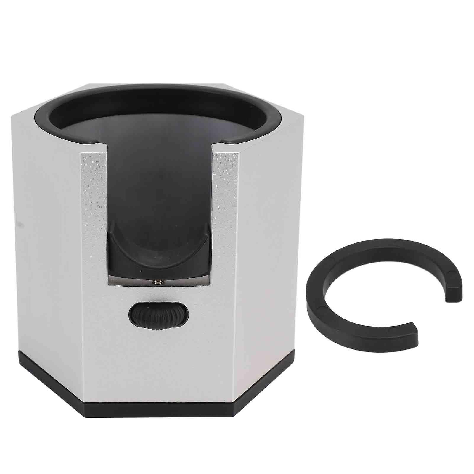 Coffee Portafilter Holder Aluminum Alloy Coffee Portafilter Stand with Removable Bracket Cover Height Adjustable Knob