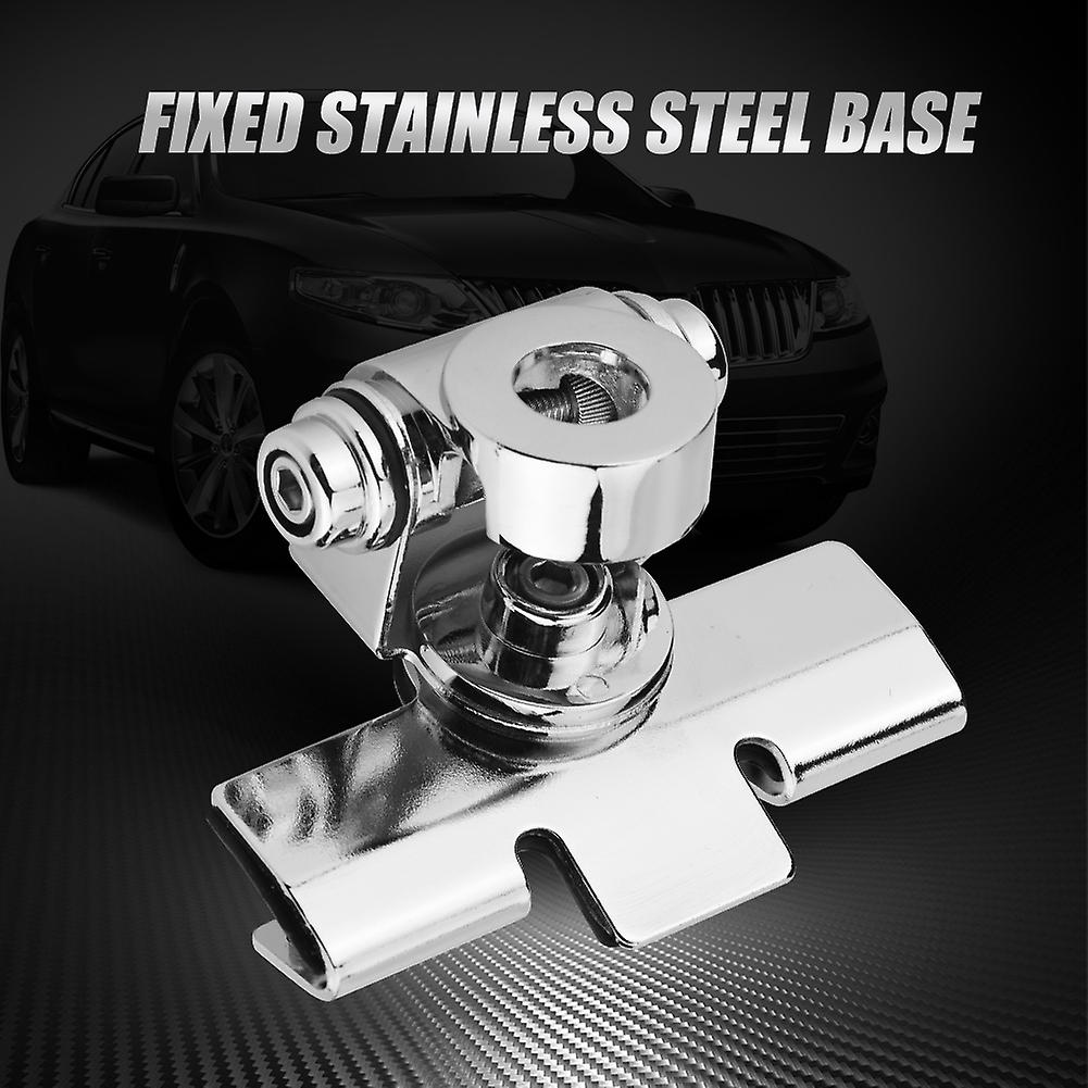 Adjustable Angle RB-400 Stainless Steel Antenna Bracket 10cm Silver