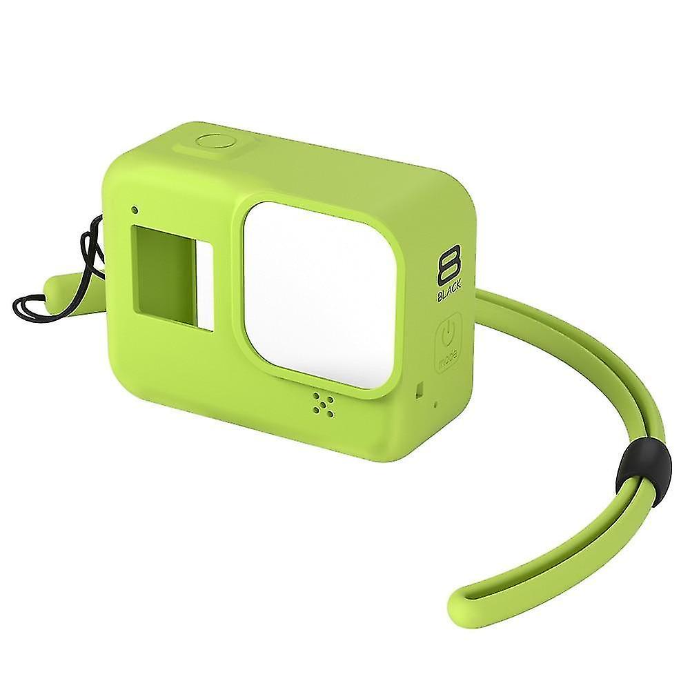 Green Color Soft Silicone Body Case For Gopro Hero 8 Case Silicone Protective Full