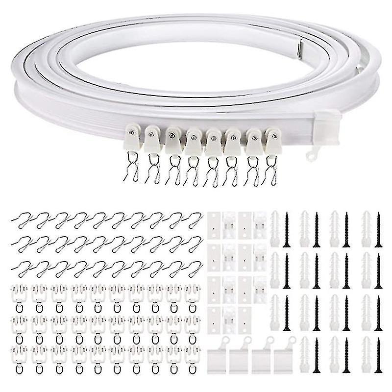 1-5 Meters Bendable Ceiling Curved Curtain Track Flexible Ceiling Curtain