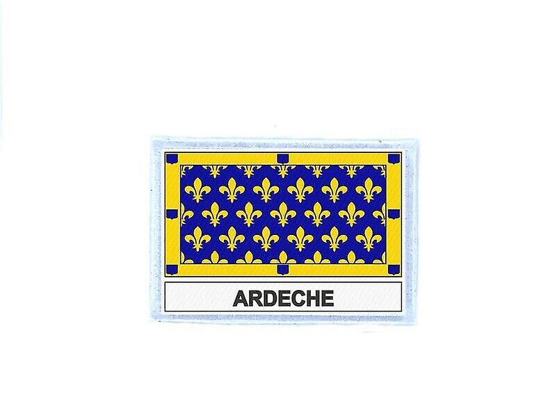 Scratch patch badge prints ardeche flag department