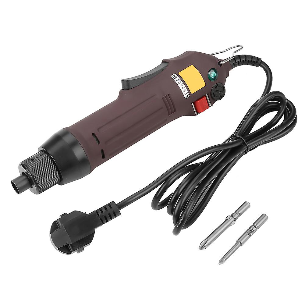 Handheld Straight Shank Electric Screwdriver Set with 2 Bits - A Practical Tool