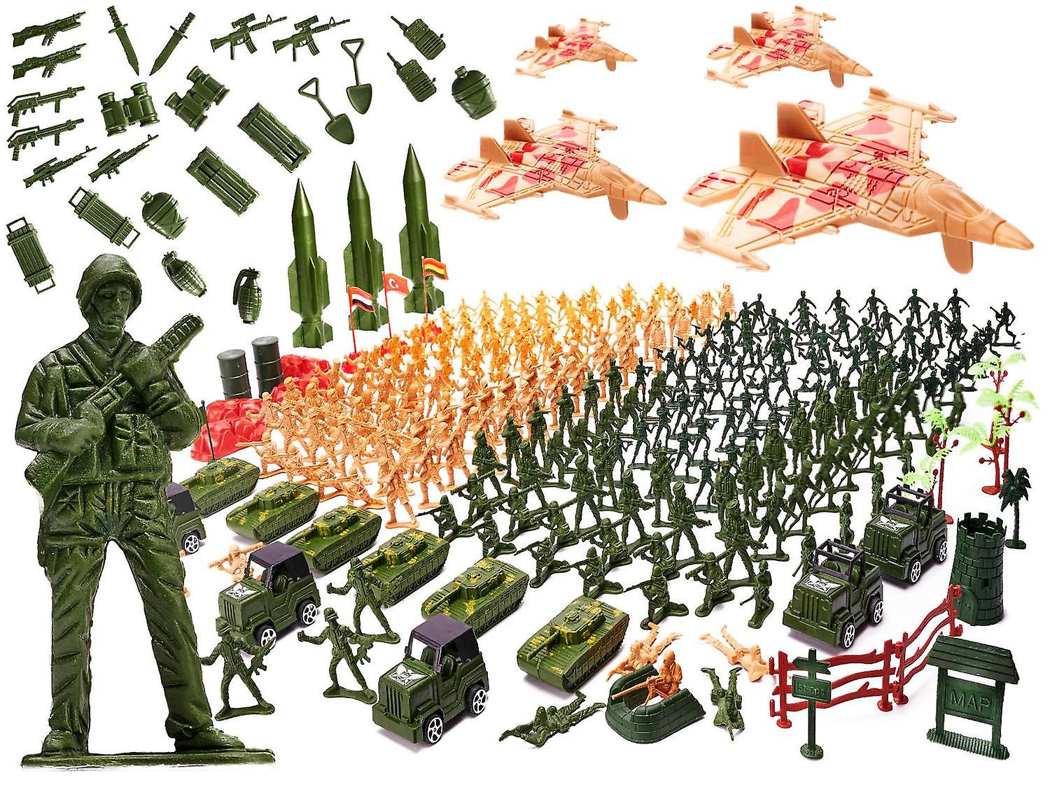 Soldiers Military Base Figures Set 307el.