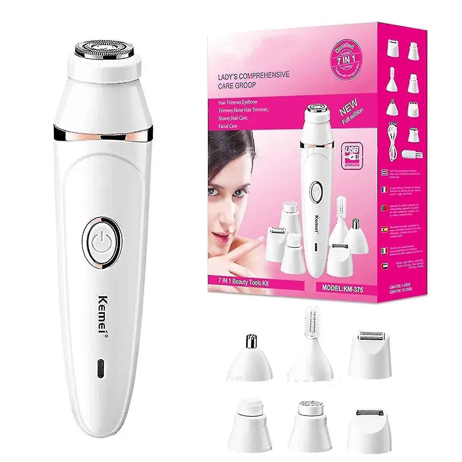 Multifunctional shaver 7-in-1 body washing set epilator
