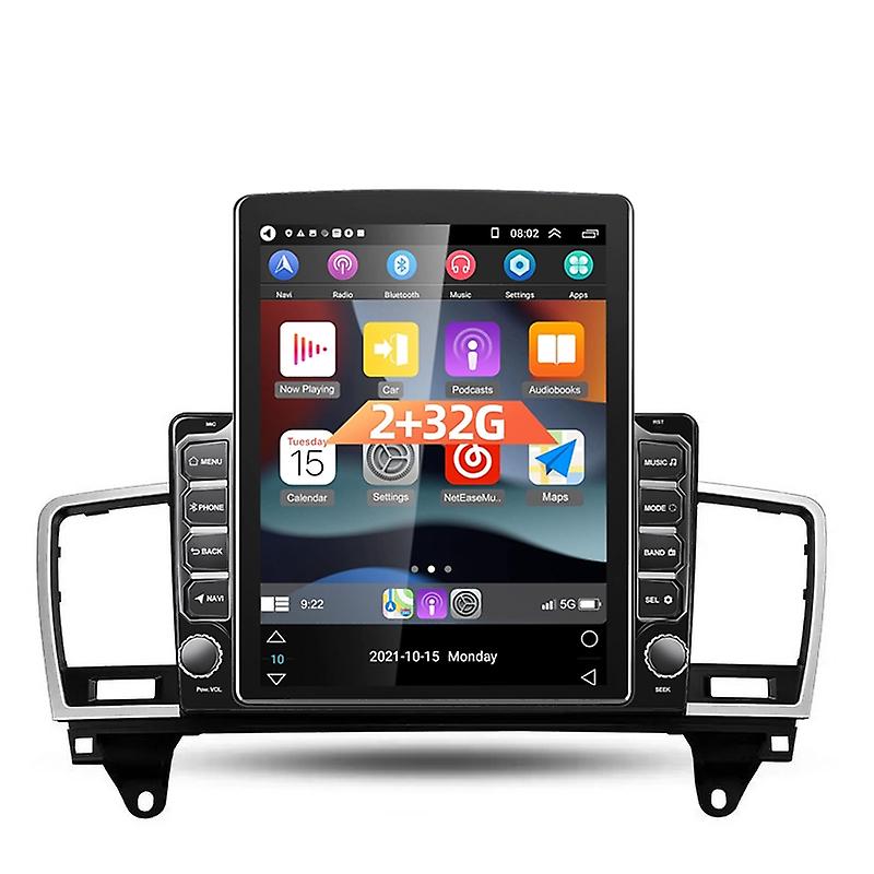 CarPlay Android Auto Radio For Mercedes Benz M-Class W166 2011 - 2015 Car For Tesla Style 9.7 Inch