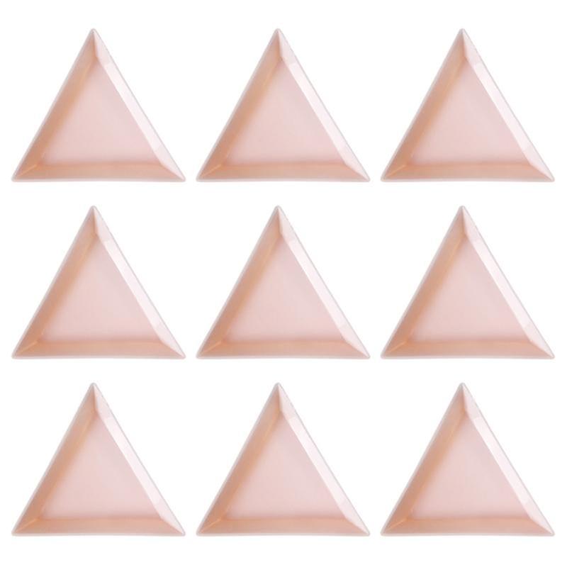 80pcs Triangular Storage Trays