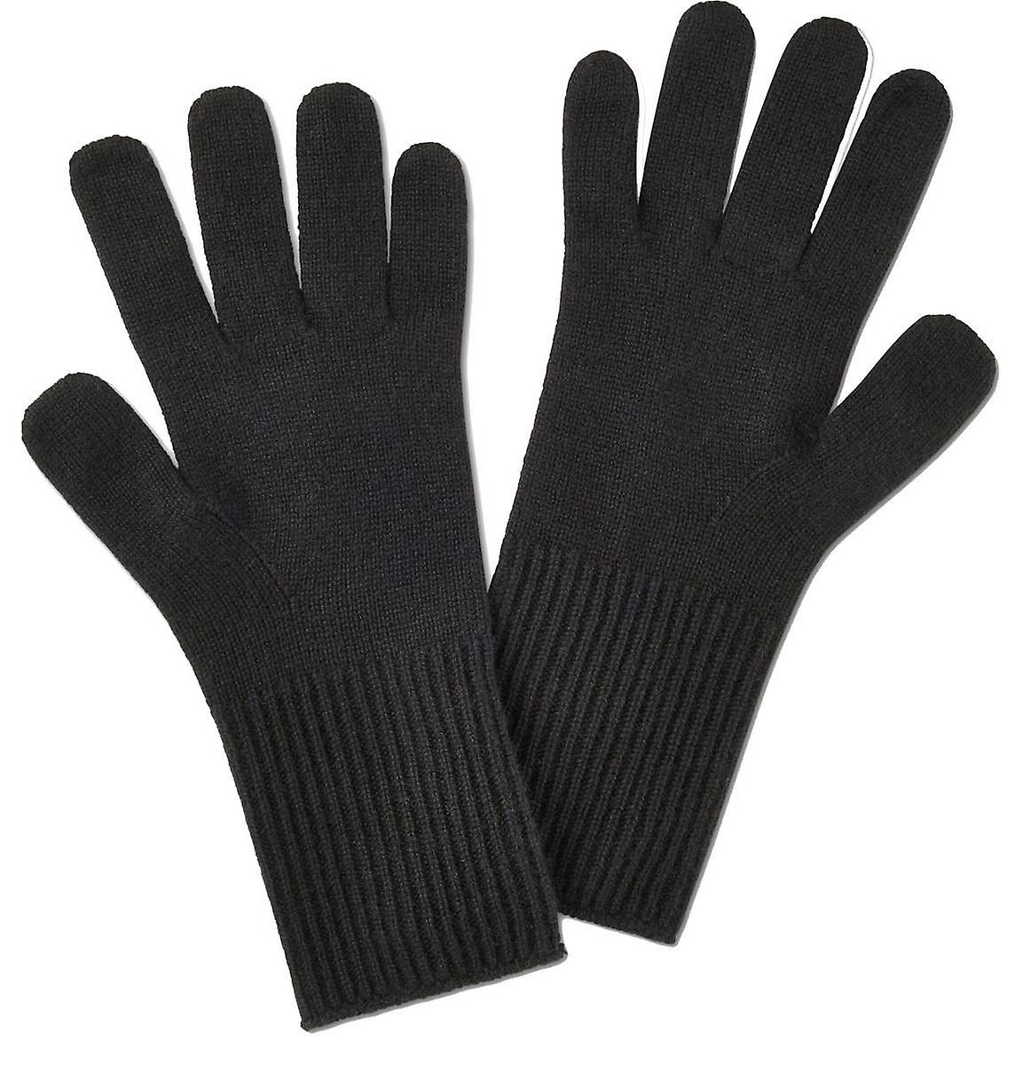 Falke Fine Knitted Pure Cashmere Gloves - Black