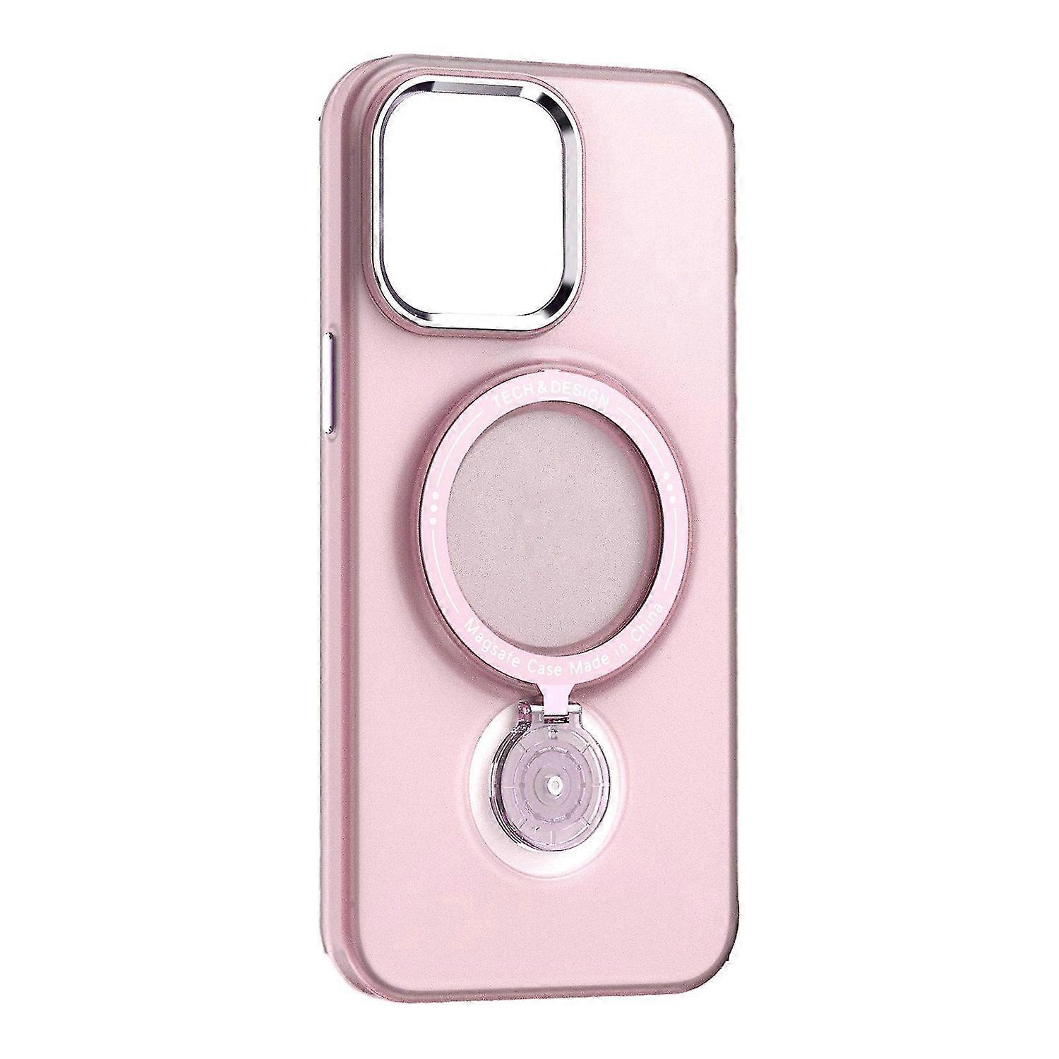 Phone Case with 360-degree Rotatable Magnetic Ring Stand Shockproof Translucent Phone Cases for iPho