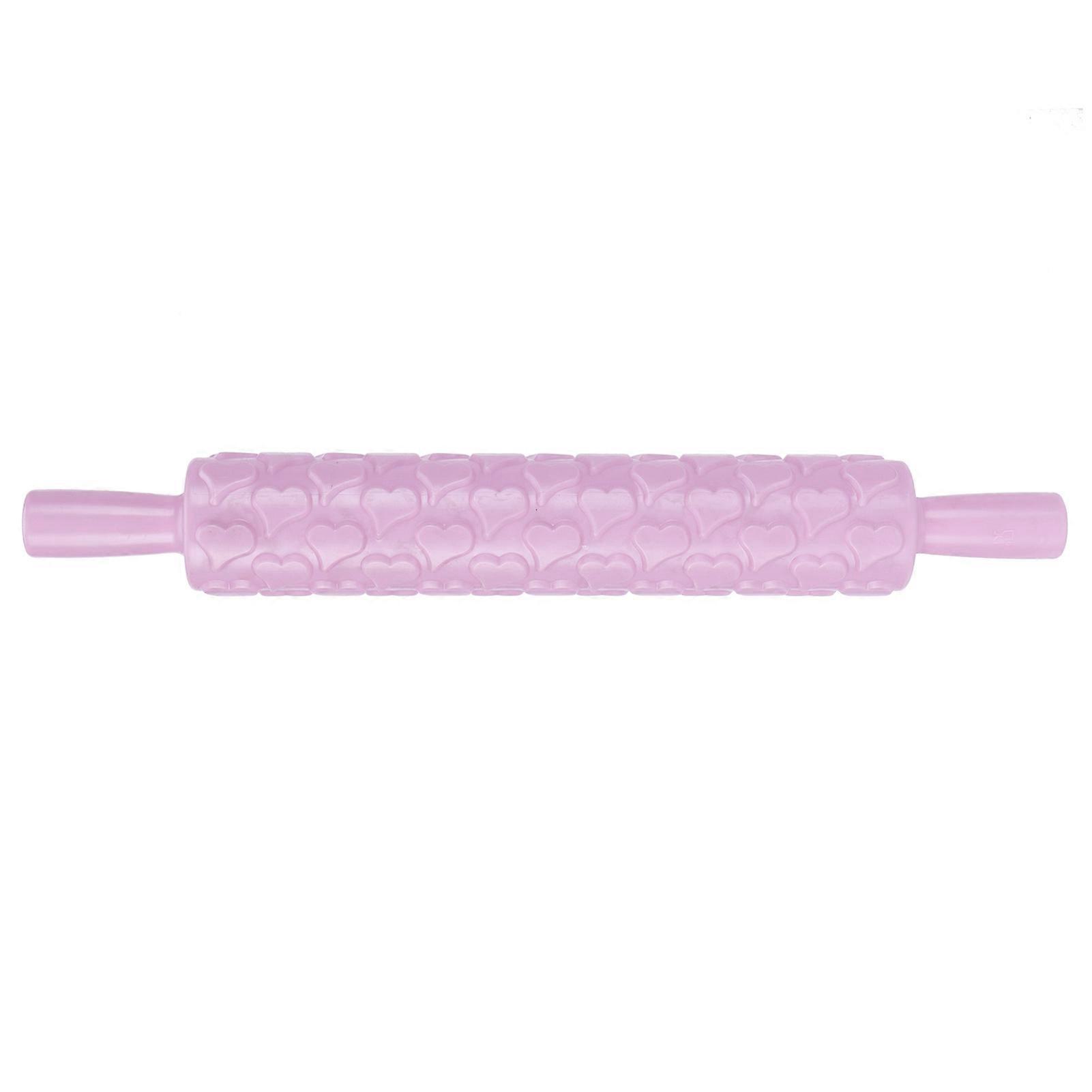 Fondant Cake Deegroller Embossing Roller Bakkerij Koekjes Gebak Decorating Tools (HeartShape)