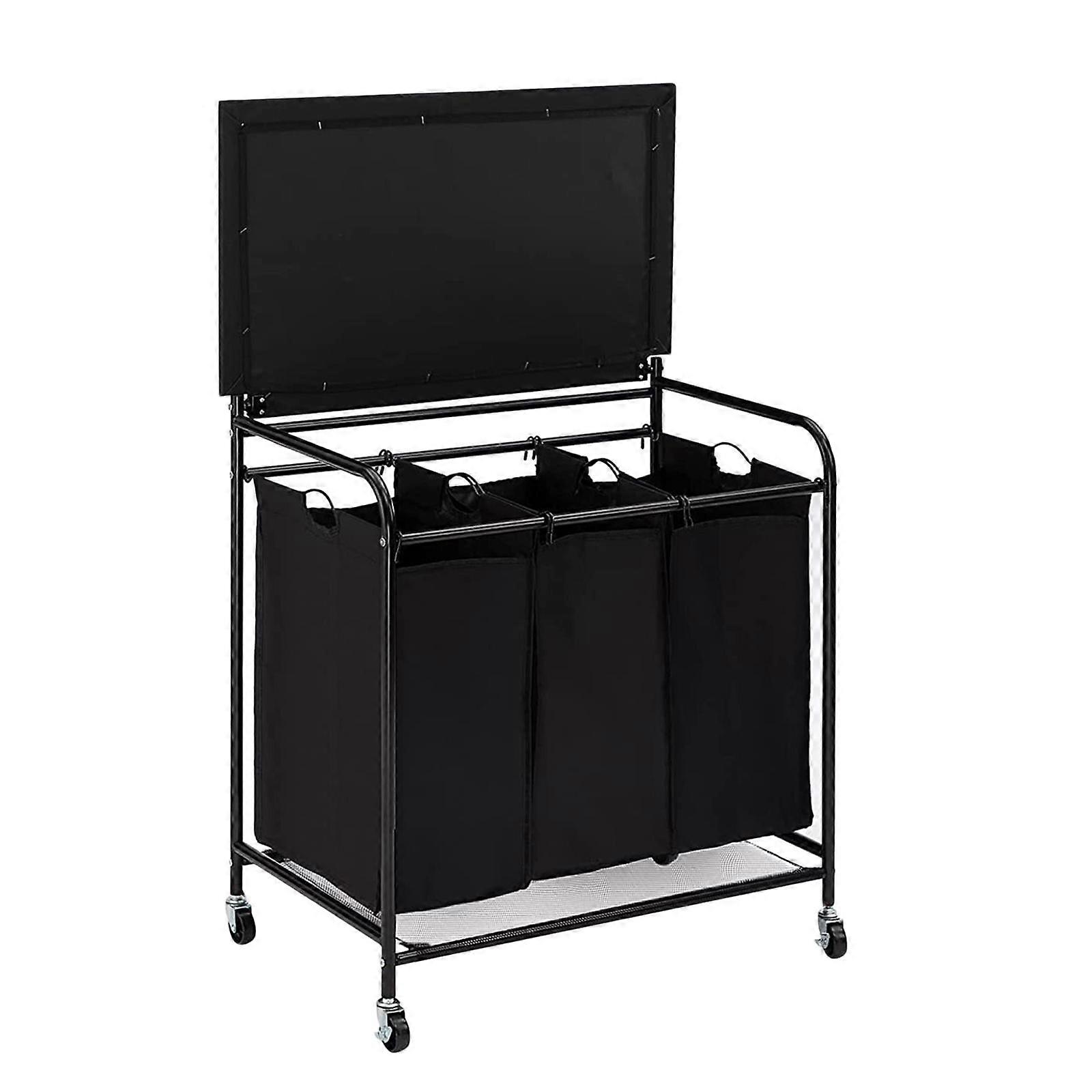 Laundry Sorter Heavy Duty Laundry Separator Hamper for Dirty Clothes Storage