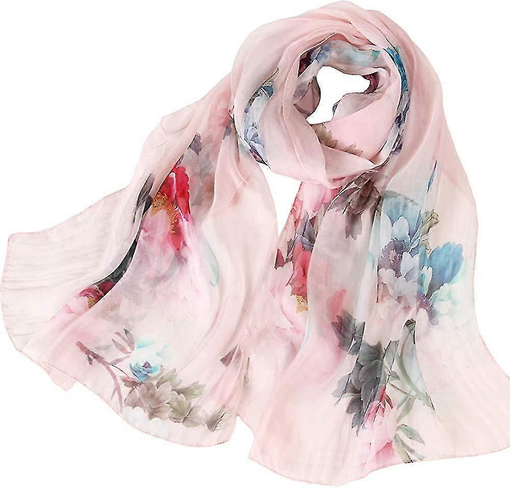 Sciarpa di seta Donna Donna 100% Sciarpe di seta Regali leggeri eleganti