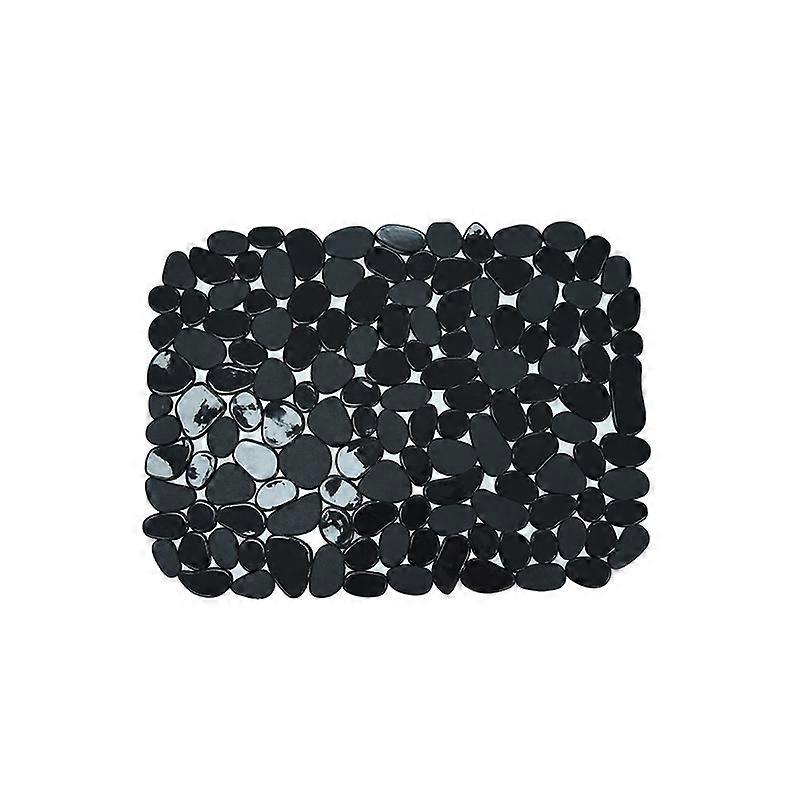 Solid black multifunctional kitchen non-slip placemat