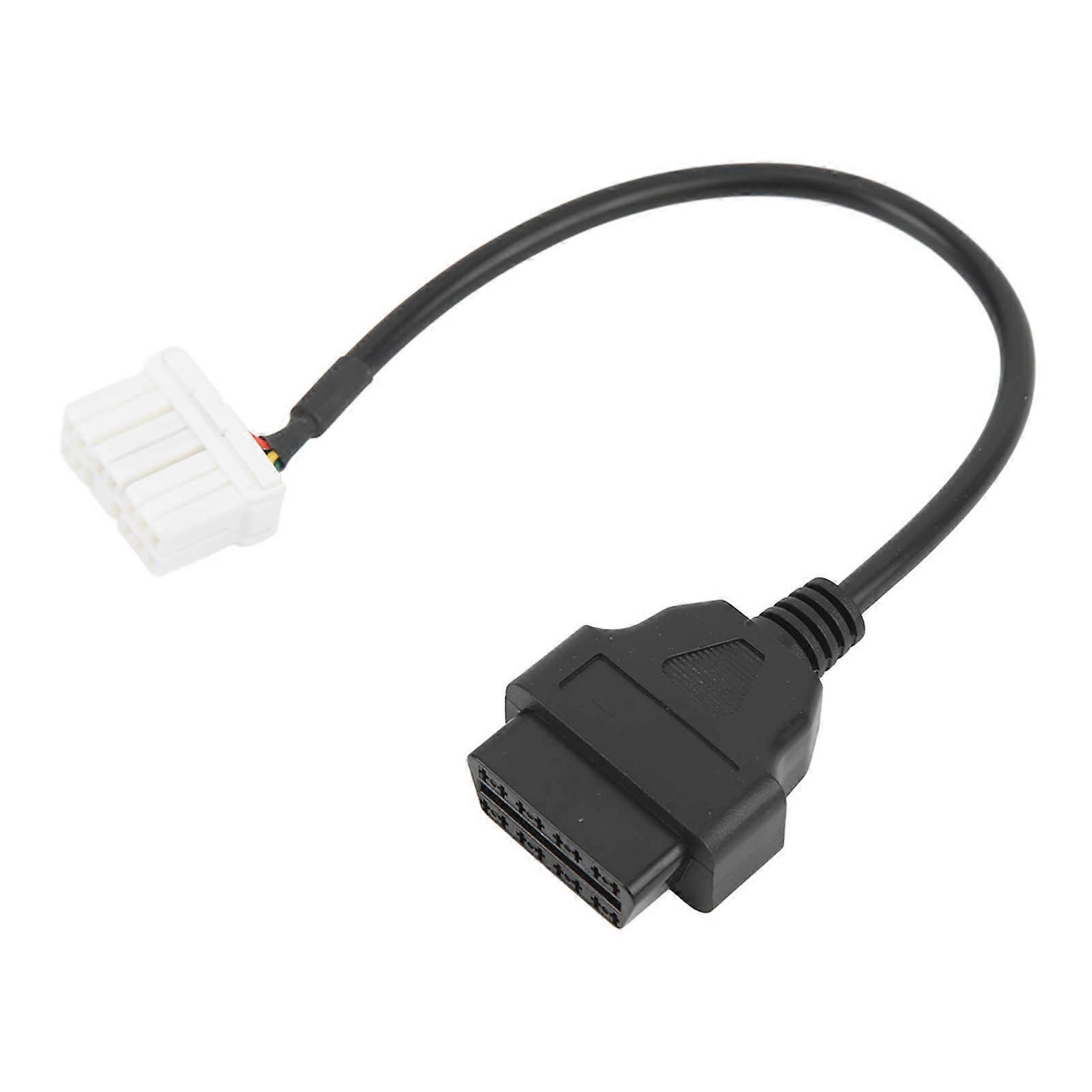 12 Pin OBDII Male Female Connector Diagnostic Converter Cable Replacement for Tesla Model S X 20122015 E2U711