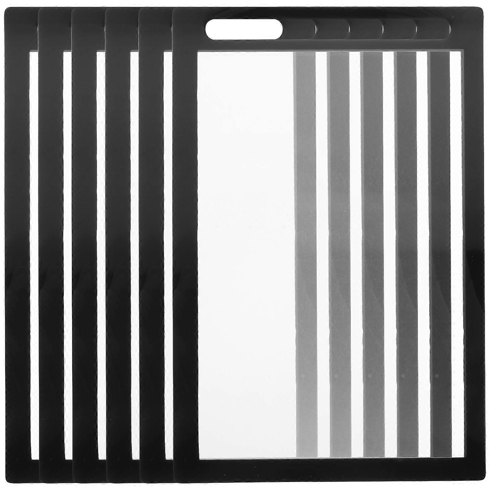 6pcs Table Card Protective Sleeves Table Card Protector Pvc Cards Protector Black 1