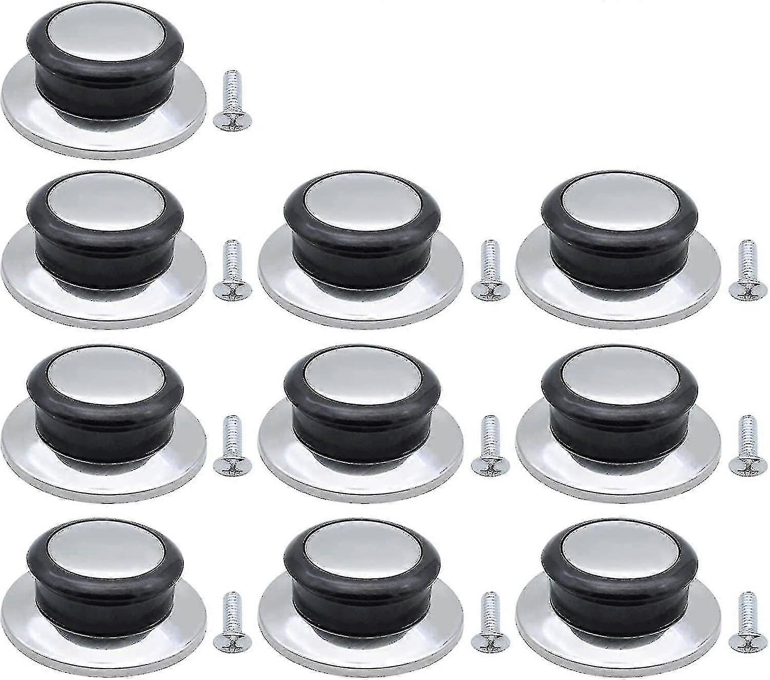 Universal Knob Pot Handle Lid Replacement Knobs Cover Heat Resistant Lids Plugs Kitchen Kettle 10 Pieces_Feb