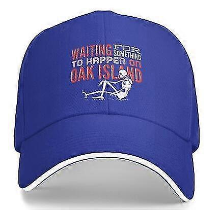 Gyfdym Waiting For Something To Happen On Oak Island Dad Hats Adjustable Baseball Cap