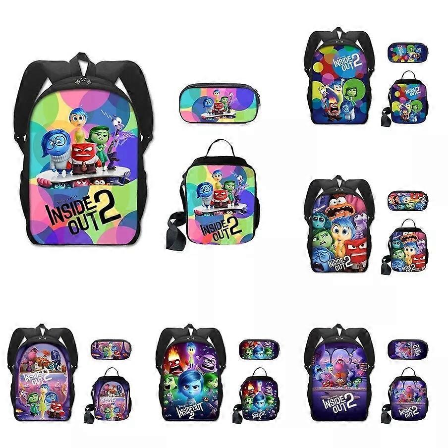 הקול בראש: 2 ילדים, תיק בית ספר, תיק ספרים, תיק אוכל, קלמר, מתנות