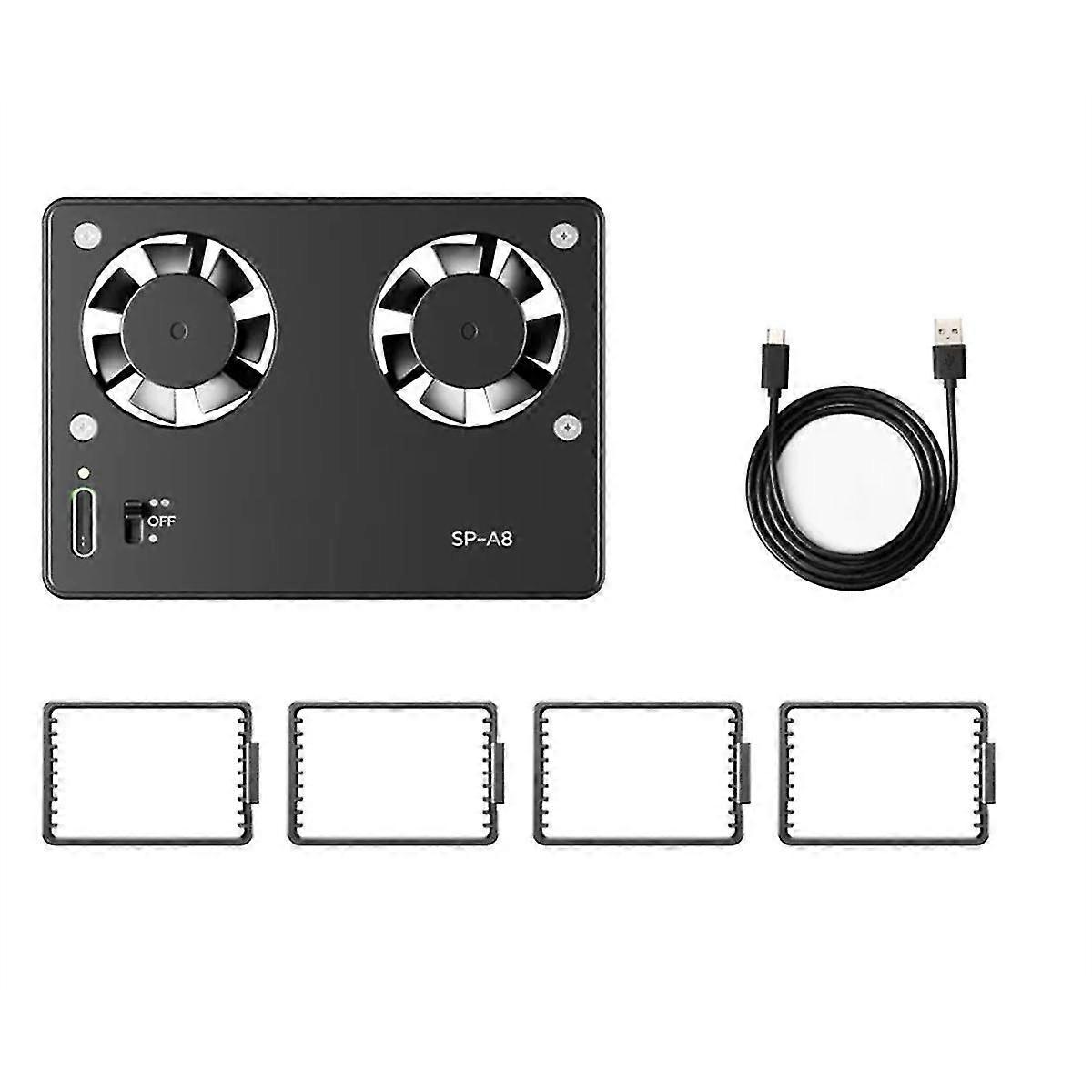 For SP-A8 Camera Cooling Fan for A7M4 ZVE1 A6700 A7C2 ZVE10 ZV1 R5 90D XS10 XT4 X-H2S DSLR Cooling System for Enhanced Camera Performance