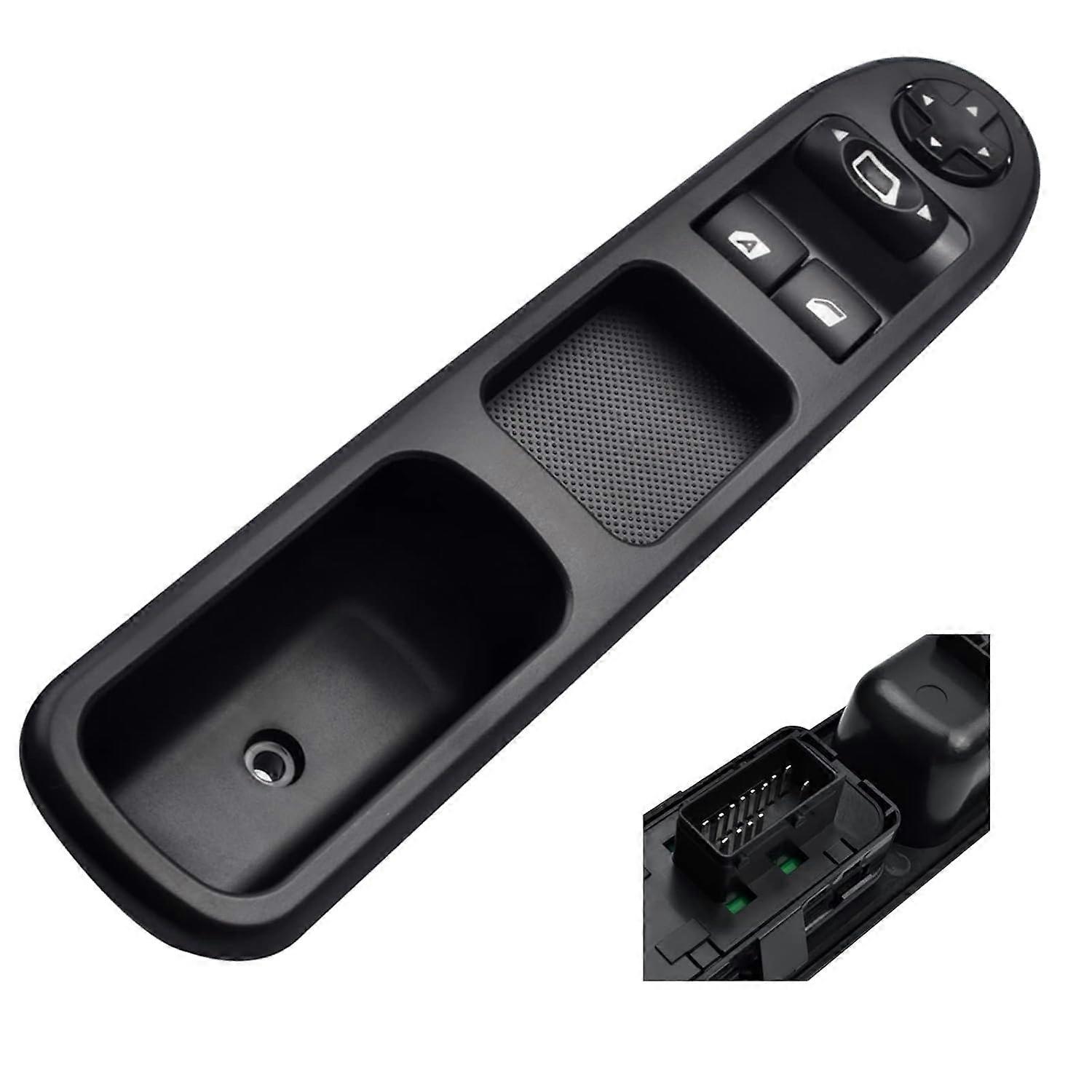 nice 554.QC Window Regulator 207 Front Left Drive SIDE Electric Window Main Switch, Window Regulator Control Switch for Peugeot 207 (6554QC)