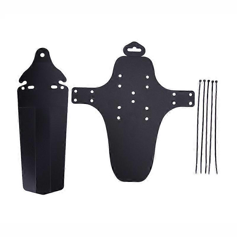 MTB Bicycle Accessories 2pcs Mudguard Bike Mud Fender Kit Front and Rear Bicycle Fender Splash Guard Thickened Rain Shield
