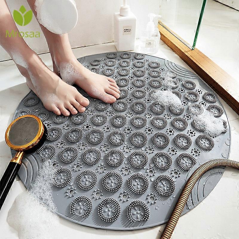 Non-Slip Round Bathroom Mat Bath Mats & Rugs