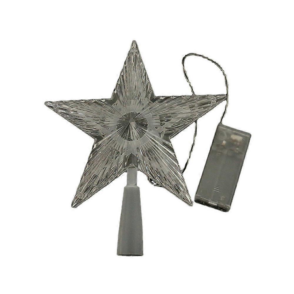 Tizzy Pentagram Tree Topper,Plug in Christmas Tree Ornament for Indoor Office Xmas