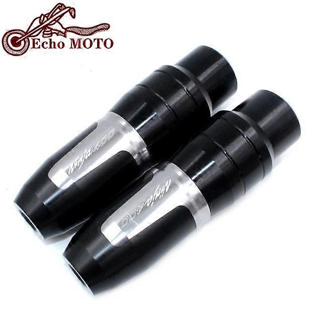 For KAWASAKI NINJA400 NINJA 400 2018 2019 2020 Motorcycle CNC Frame Crash Pads Exhaust Sliders Crash Protector With logo