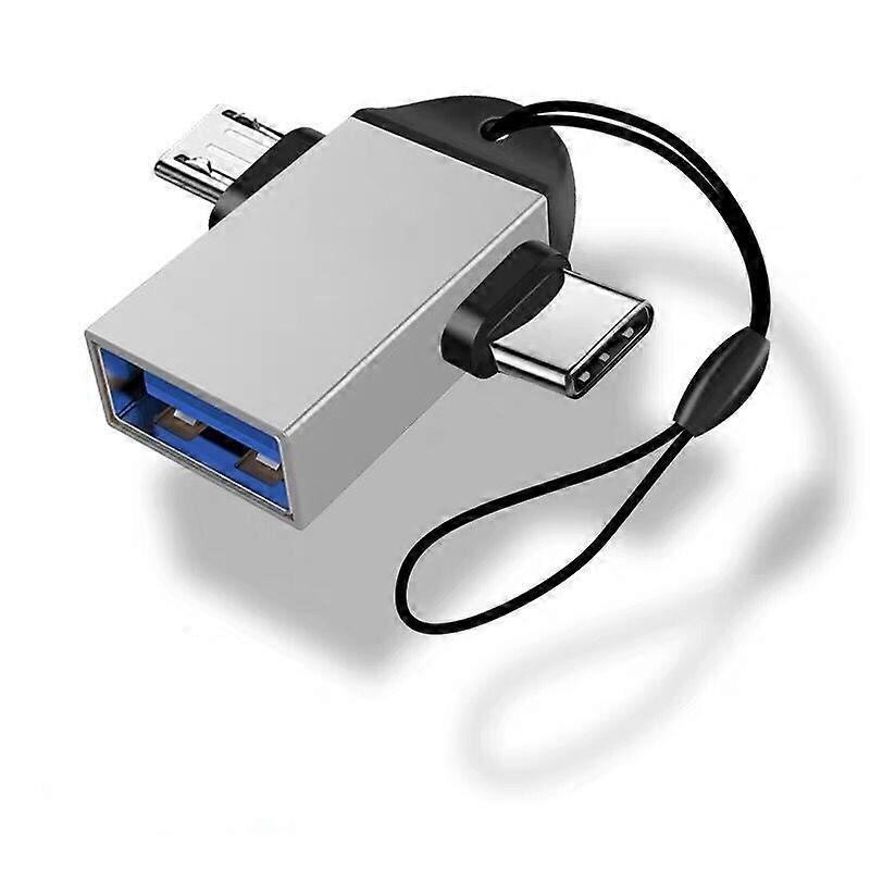 OTG Micro USB Type C 2 in 1 for Android, Huawei USB 3.1, Data Transmission Converters for Tablet, Hard Disk, Telephone