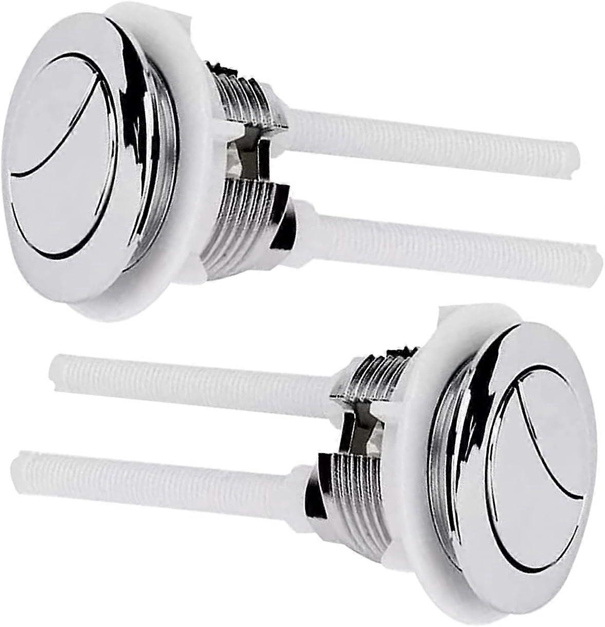 38mm WC Spülknopf Ersatz - 2er Pack für Badezimmer WC Rep LYE