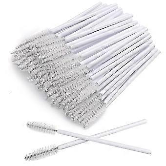 100 Pcs Disposable Eyelash Brushes Mascara Wands Eye Lash Eyebrow Applicator Cosmetic Makeup Brush Tool Kits