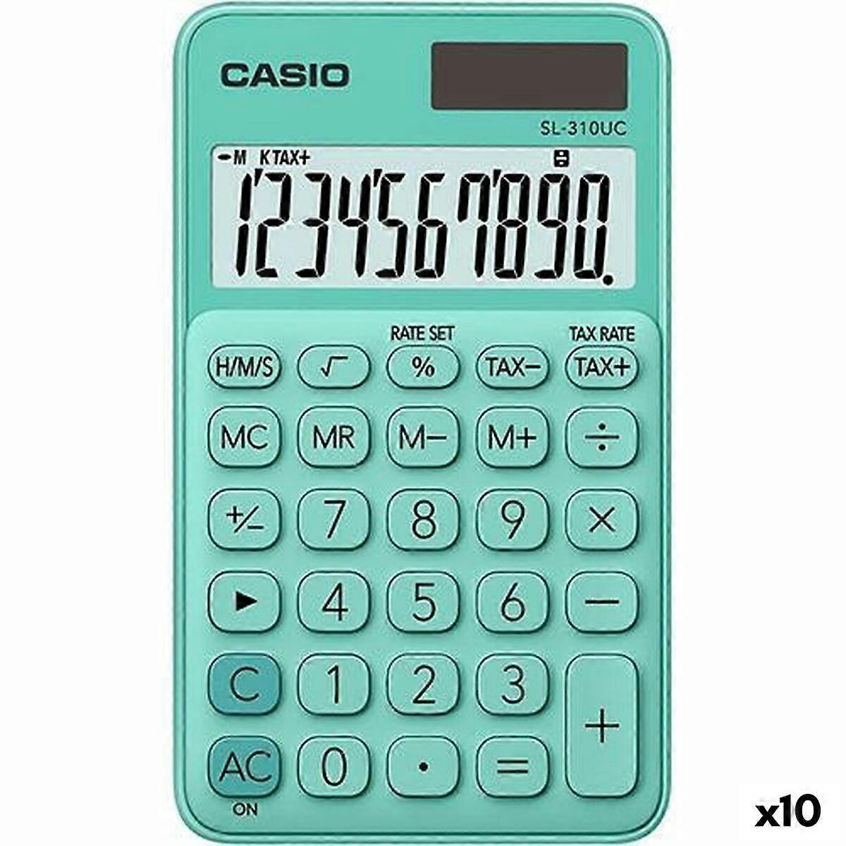 Rekenmachine Casio SL-310UC Groen (10Units)
