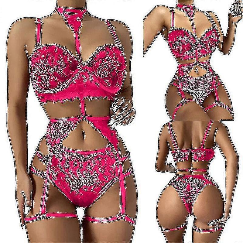 المرأة جنسي الملابس الداخلية Strappy الرباط الرباط مجموعات الملابس الداخلية